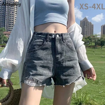 Lühikesed püksid Naiste Denim Vintage 3 Värvid Basic Seksikas XS-4XL Seksikas Suvel korea Stiilis Impeeriumi Kõik-mängu Fashion Ladies College Ins Uus