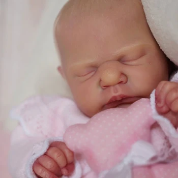 18Inch Uuestisündinud Nukk Kit Romilly Vastsündinud Sleepping Baby Soft Touch Tõetruu Soft Touch Värvimata Tühi Nukk Osad Mänguasi Lastele