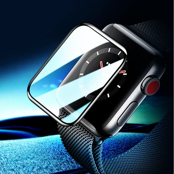 Ekraani Kaitsekile apple vaata SE/6/7/5/4/3/2 iwatch 44mm 40mm 42mm 38mm 3D Kaardus Anti-Anti Scratch-Mull kaitseklaas