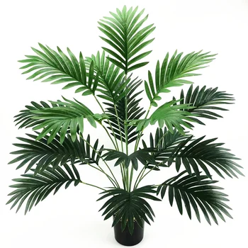 Kunstlik Taime Laiali Saba Troopiline Kunstlik Palm Tree Suurte Taimede Lehed Võltsitud Palm Leaf Kodu Aias Office Decor