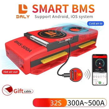 BMS 32s LiFePO4 32S Smart Bms 32s 200A 250A 300A 500A koos Bluetooth Fänn Saadaval 96V LiFePO4 Smart BMS 32S