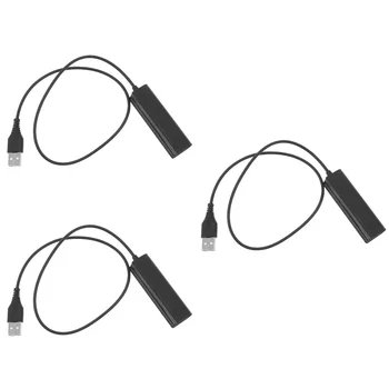 3tk USB-Pistik Arvuti ARVUTI Sülearvuti RJ9 Naine Adapter Kaabel Juhe Peakomplektiga